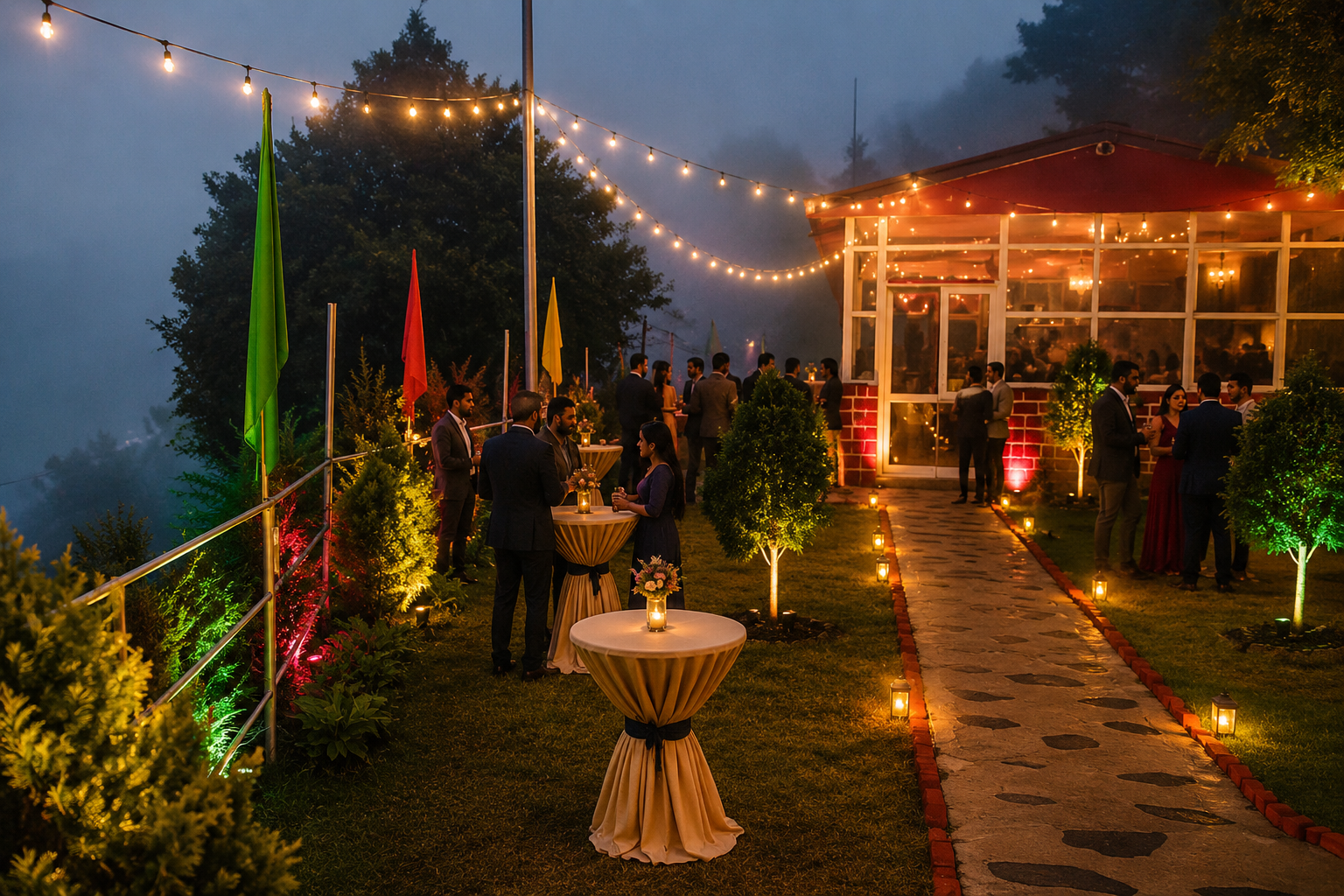 Vertical Valley Sangeet Setup